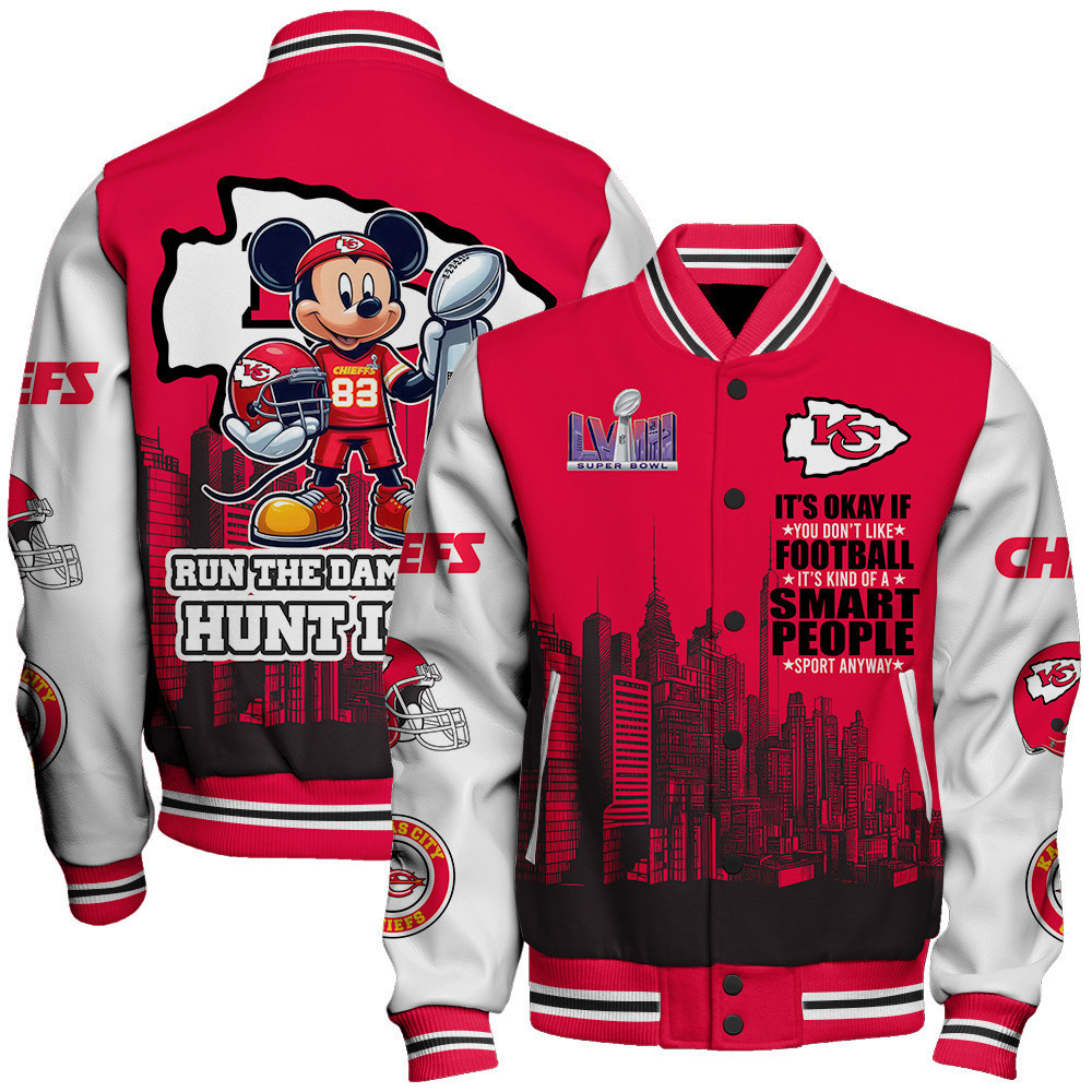 kansas city chiefs nfl baseball varsity jacket baseball jacket all over print stm v5 m3des