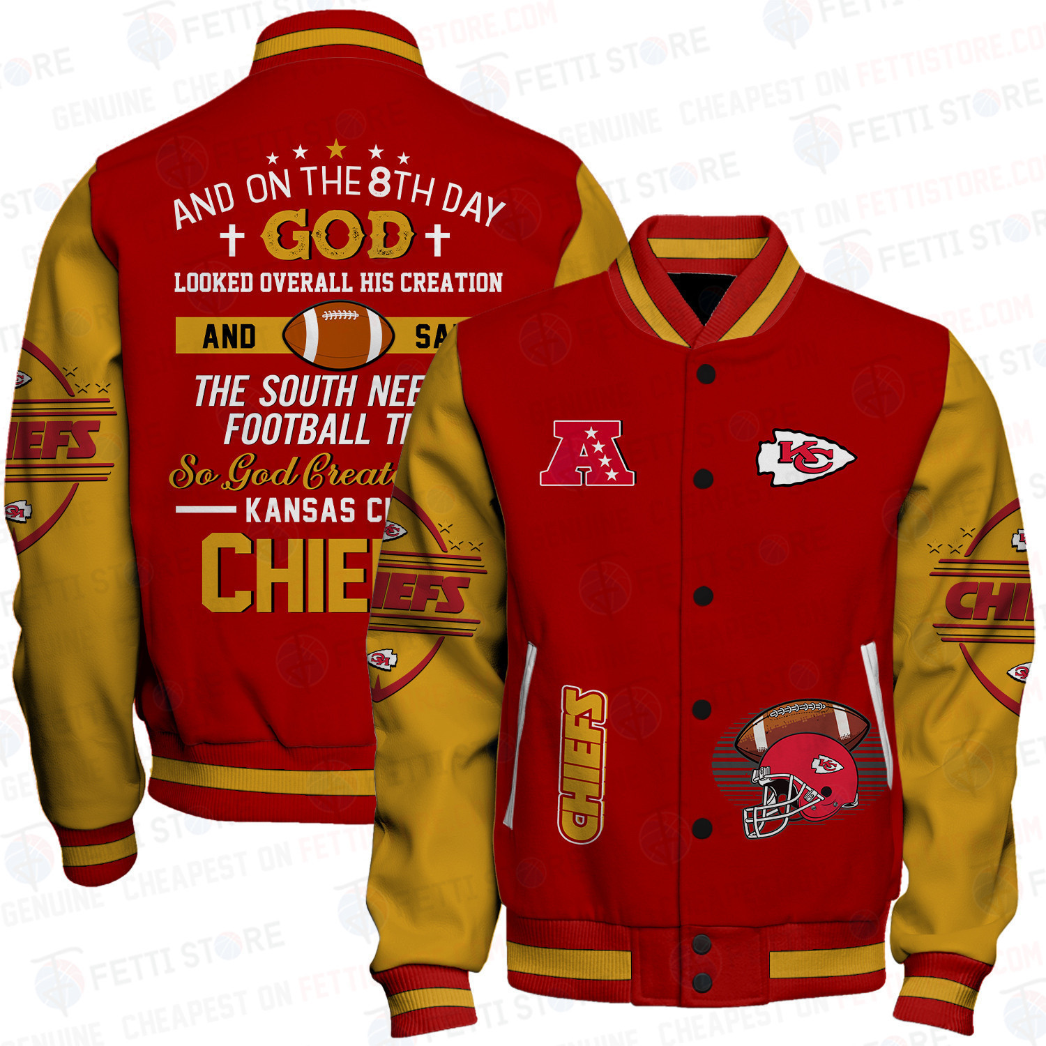 kansas city chiefs nfl baseball varsity jacket baseball jacket all over print stm v7 bnayx