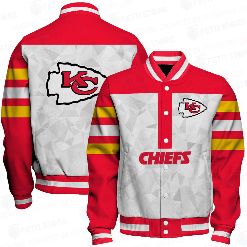 kansas city chiefs nfl nfl 2023 starter thursday night gridiron raglan unisex baseball varsity jacket baseball jacket all over print v6 r5ra3