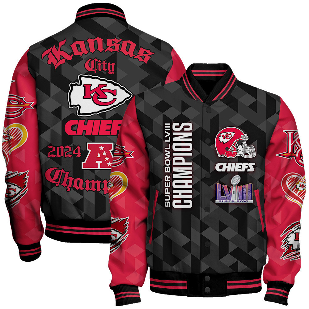 kansas city chiefs nfl unisex baseball varsity jacket baseball jacket all over print sfat v16 ypppf