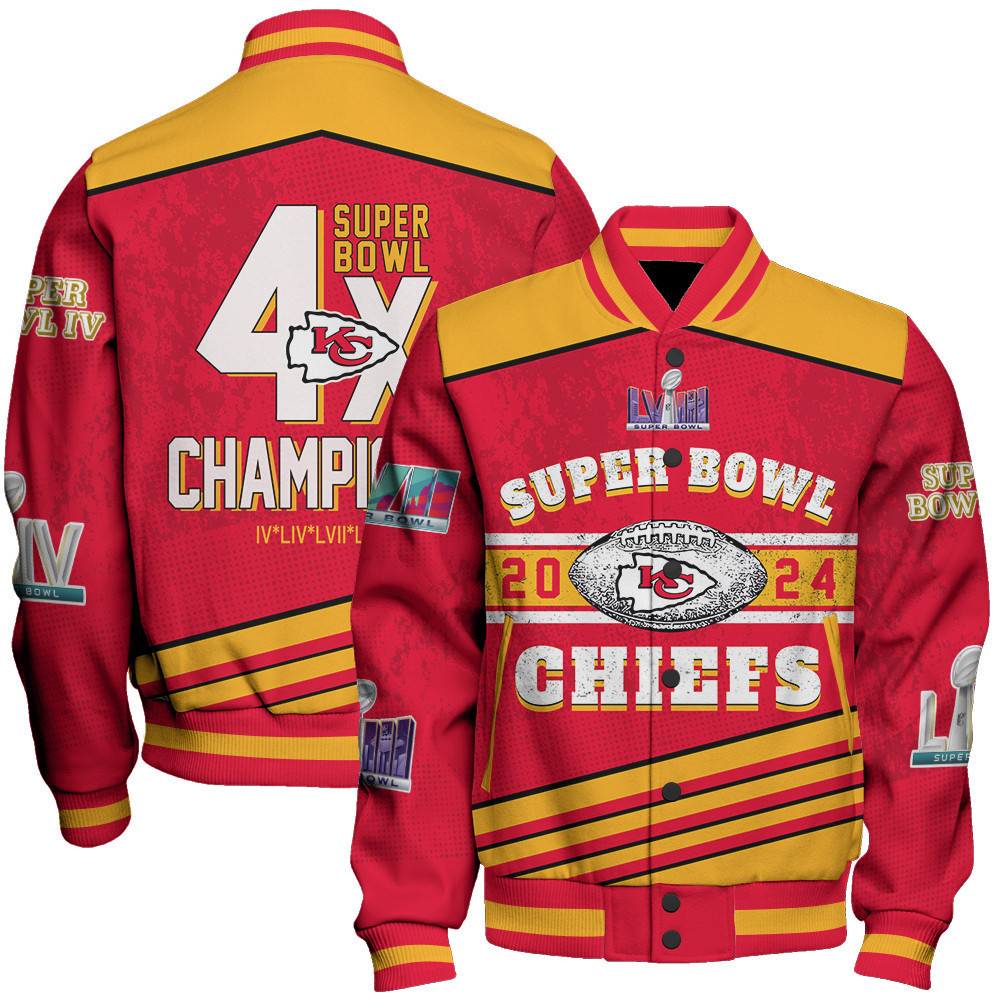 kansas city chiefs super bowl champions unisex baseball varsity jacket baseball jacket all over print sfat v17 jurqf