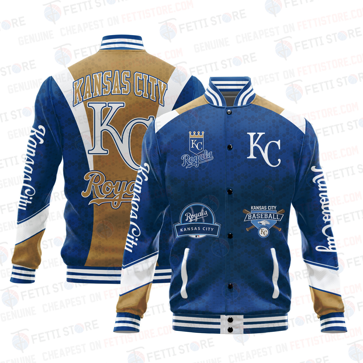 kansas city royals american league baseball baseball varsity jacket baseball jacket all over print sh1 v2 7clwl