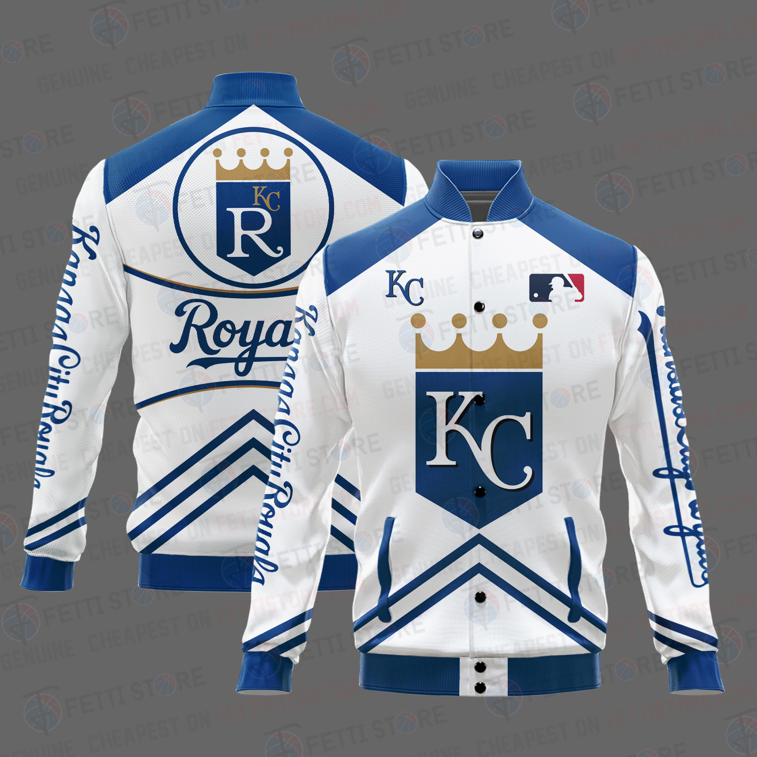 kansas city royals mlb baseball varsity jacket baseball jacket all over print v4 x67eq