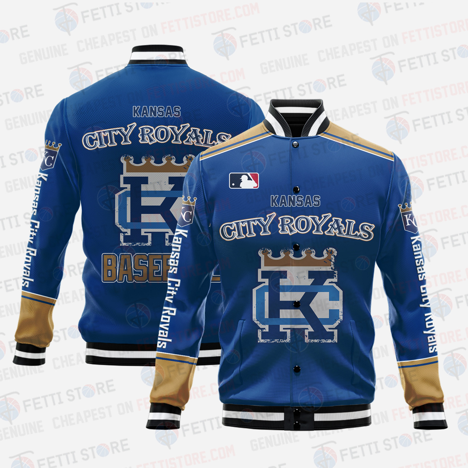 kansas city royals mlb baseball varsity jacket baseball jacket all over print v5 mfm9f