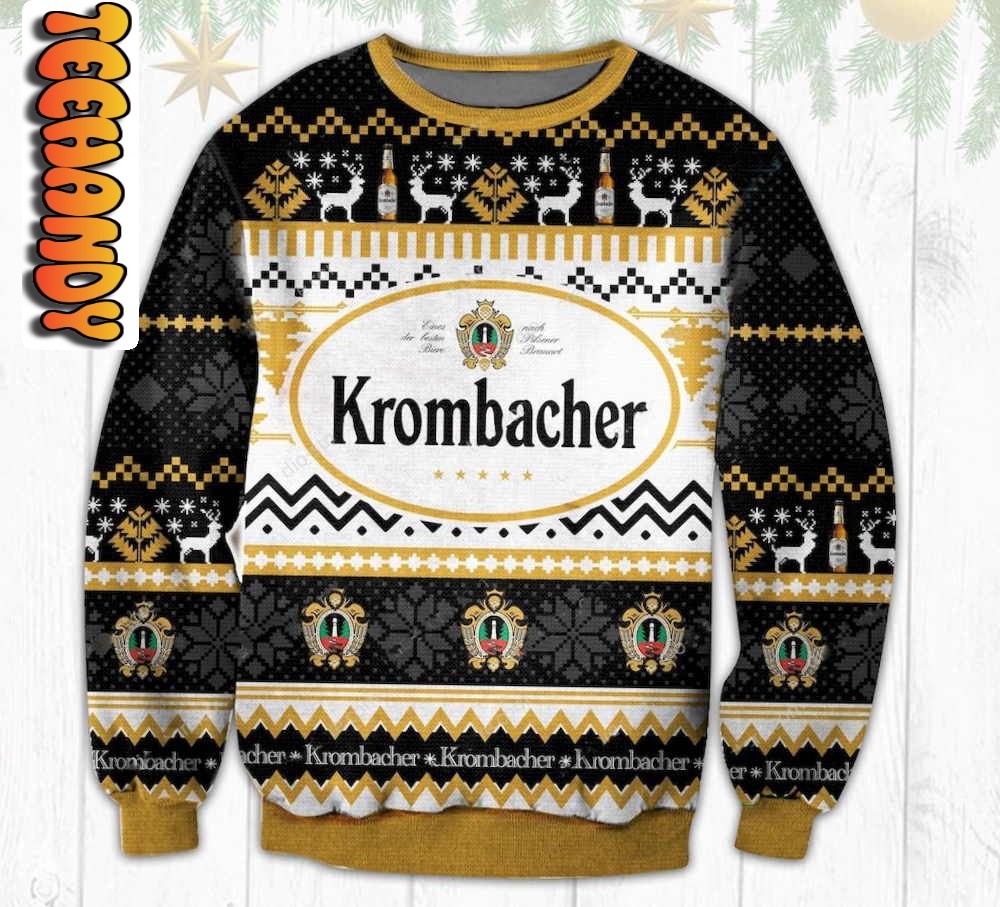 krombacher ugly christmas sweater54053