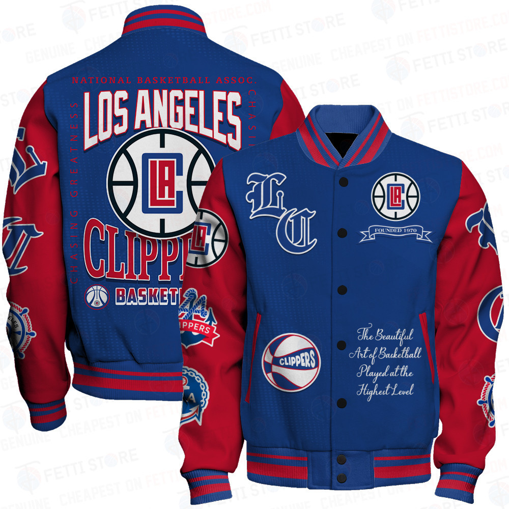 la clippers nba print baseball varsity jacket baseball jacket all over print sfat v25 ymxm3