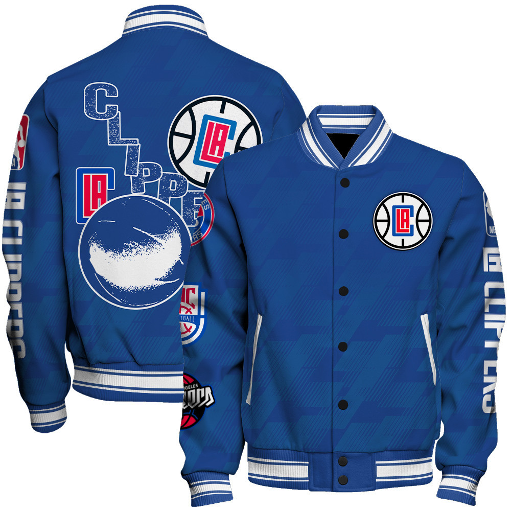 la clippers new design team color baseball varsity jacket baseball jacket all over print sfat v16 ae0zs