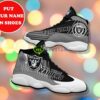 las vegas raiders football team best custom name air jordan 13 shoes