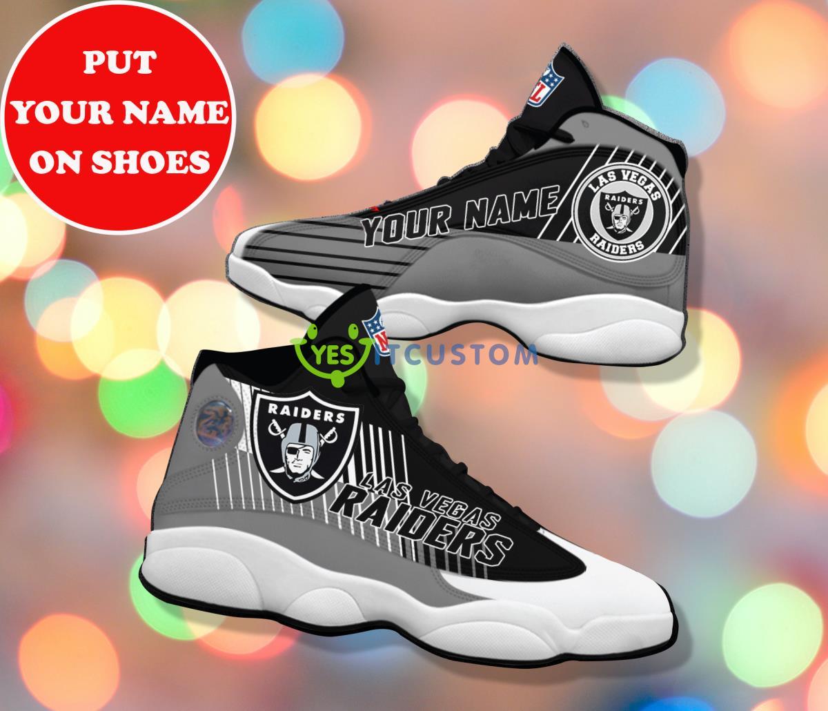 las vegas raiders football team best custom name air jordan 13 shoes