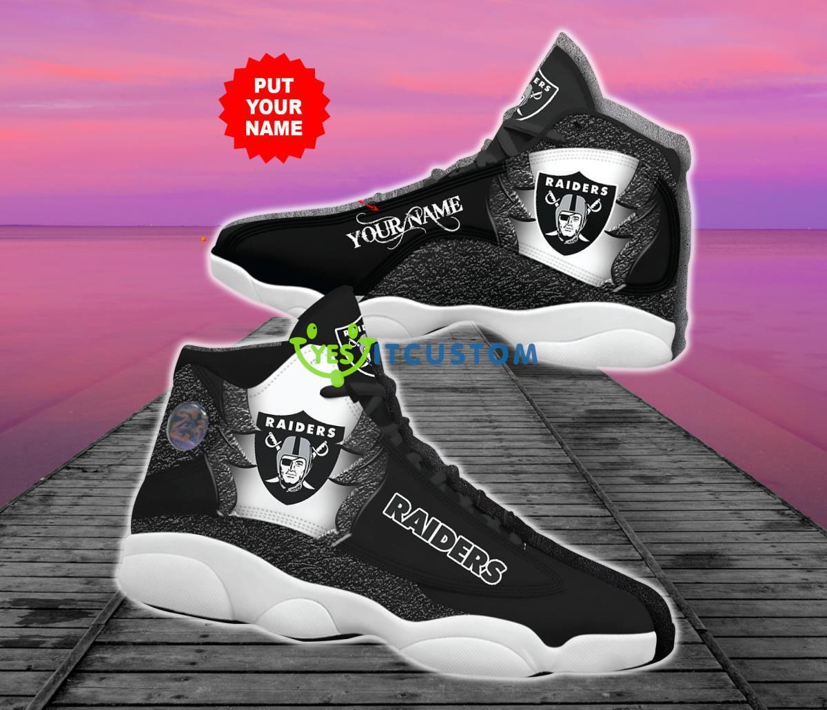 las vegas raiders football team personalized air jordan 13 best sneaker for fans