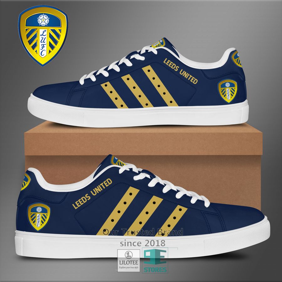 leed united dark navy stan smith low top shoes fae04