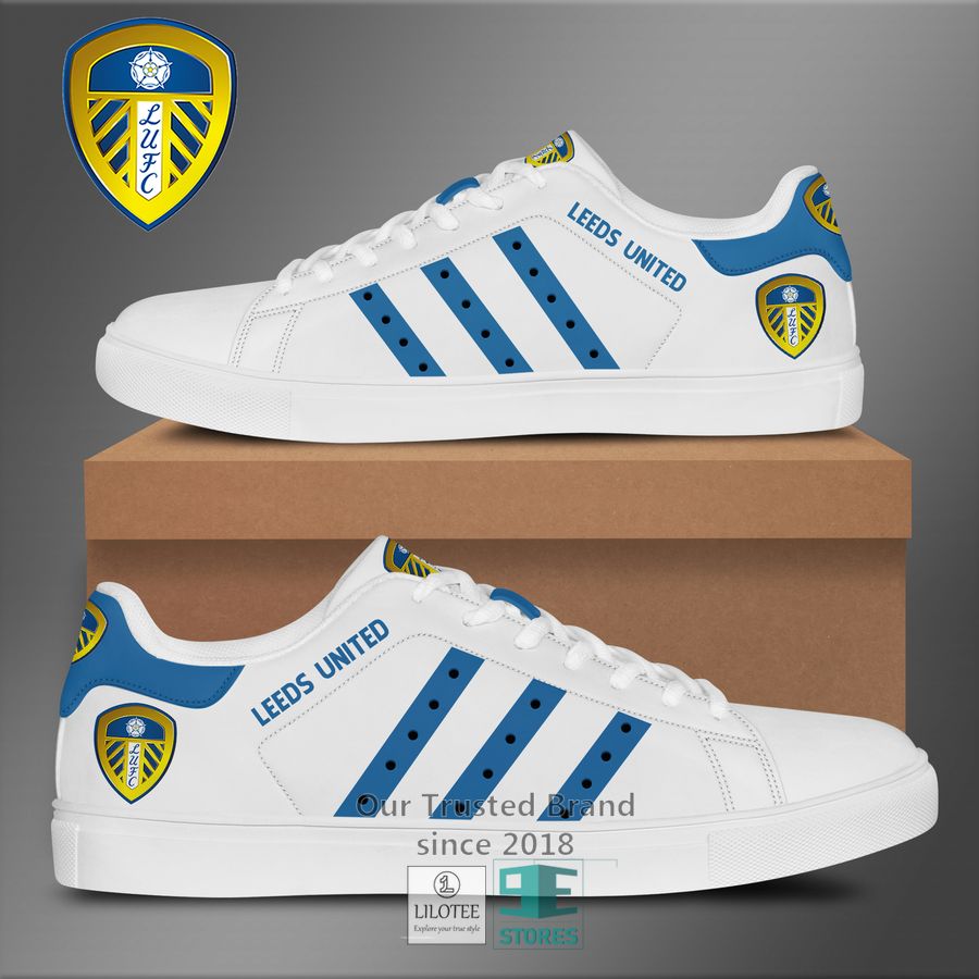 leed united white blue stan smith low top shoes kebgq