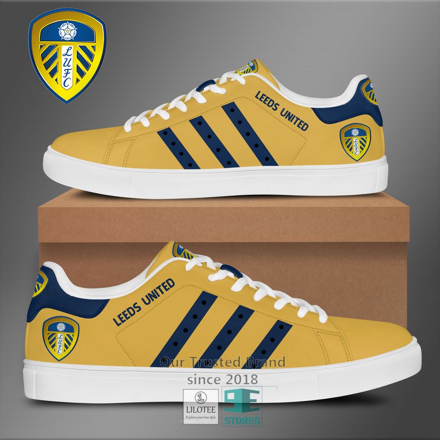 leed united yellow blue stan smith low top shoes e3uts