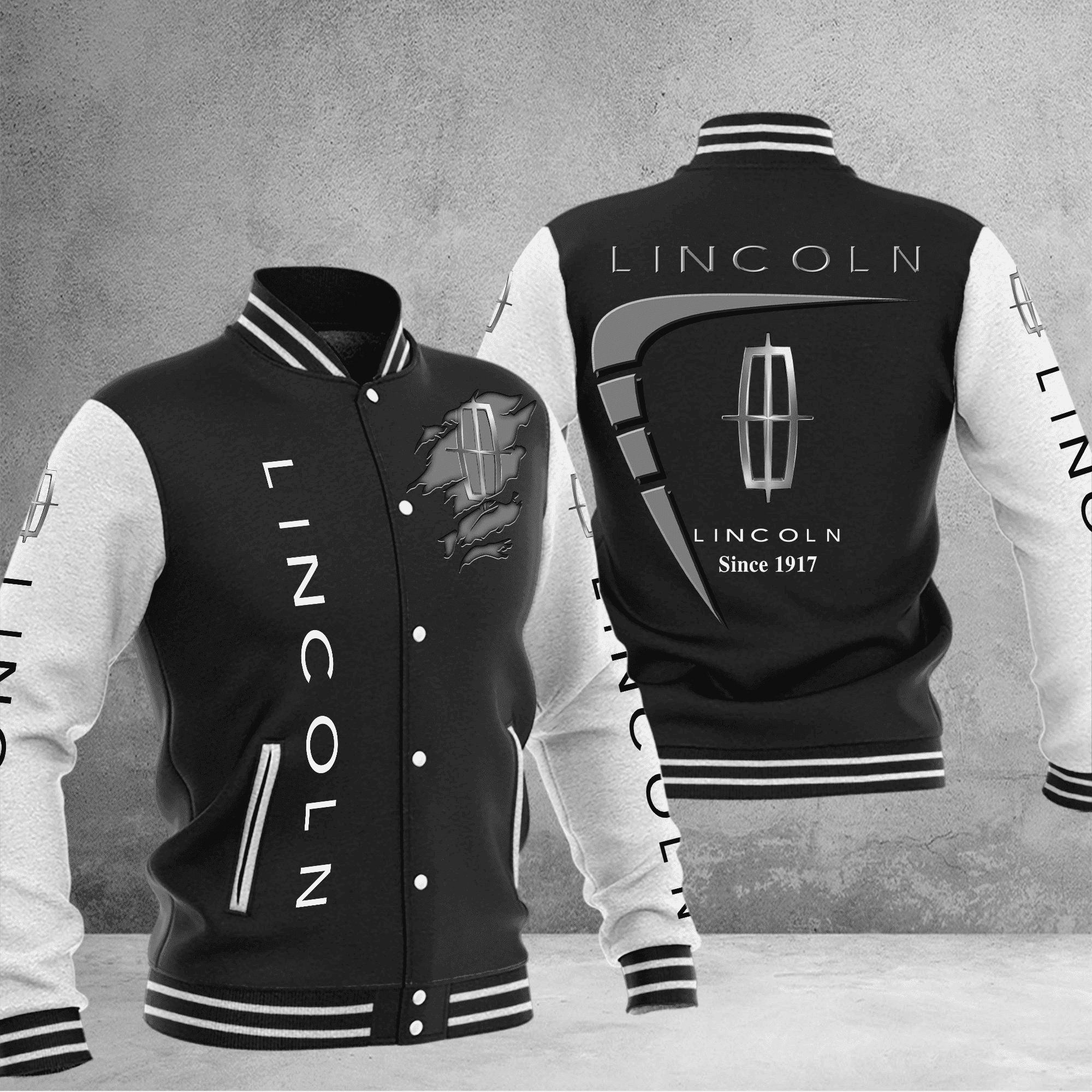 lincoln baseball varsity jacket baseball jacket all over print uxn0w