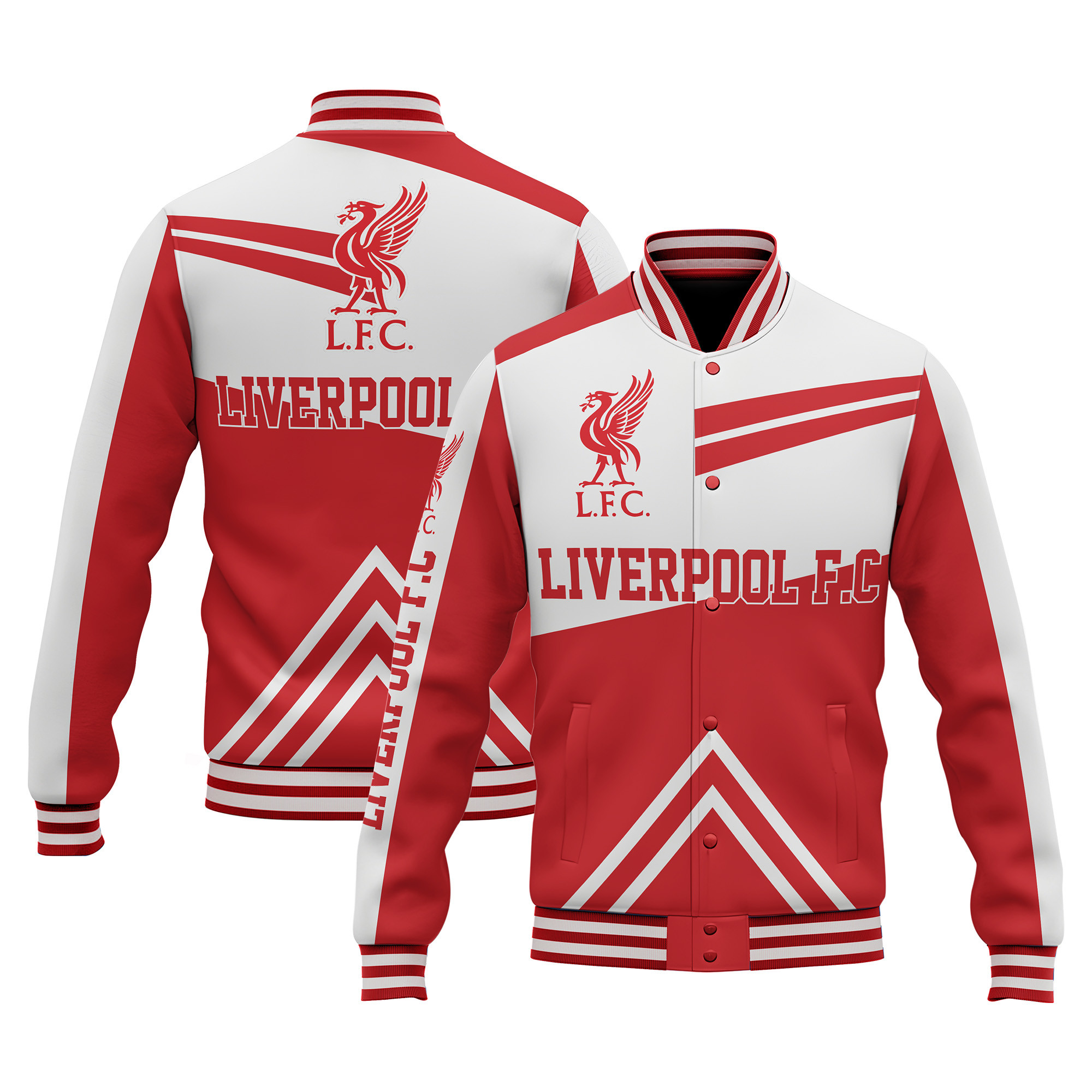 liverpool special design 3d unisex baseball varsity jacket baseball jacket all over print hpm8v