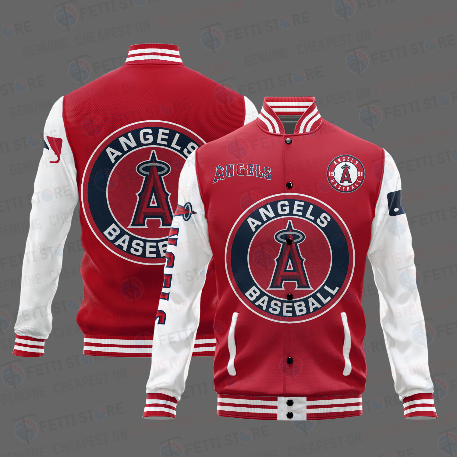 los angeles angels mlb baseball varsity jacket baseball jacket all over print stm 1l1vl