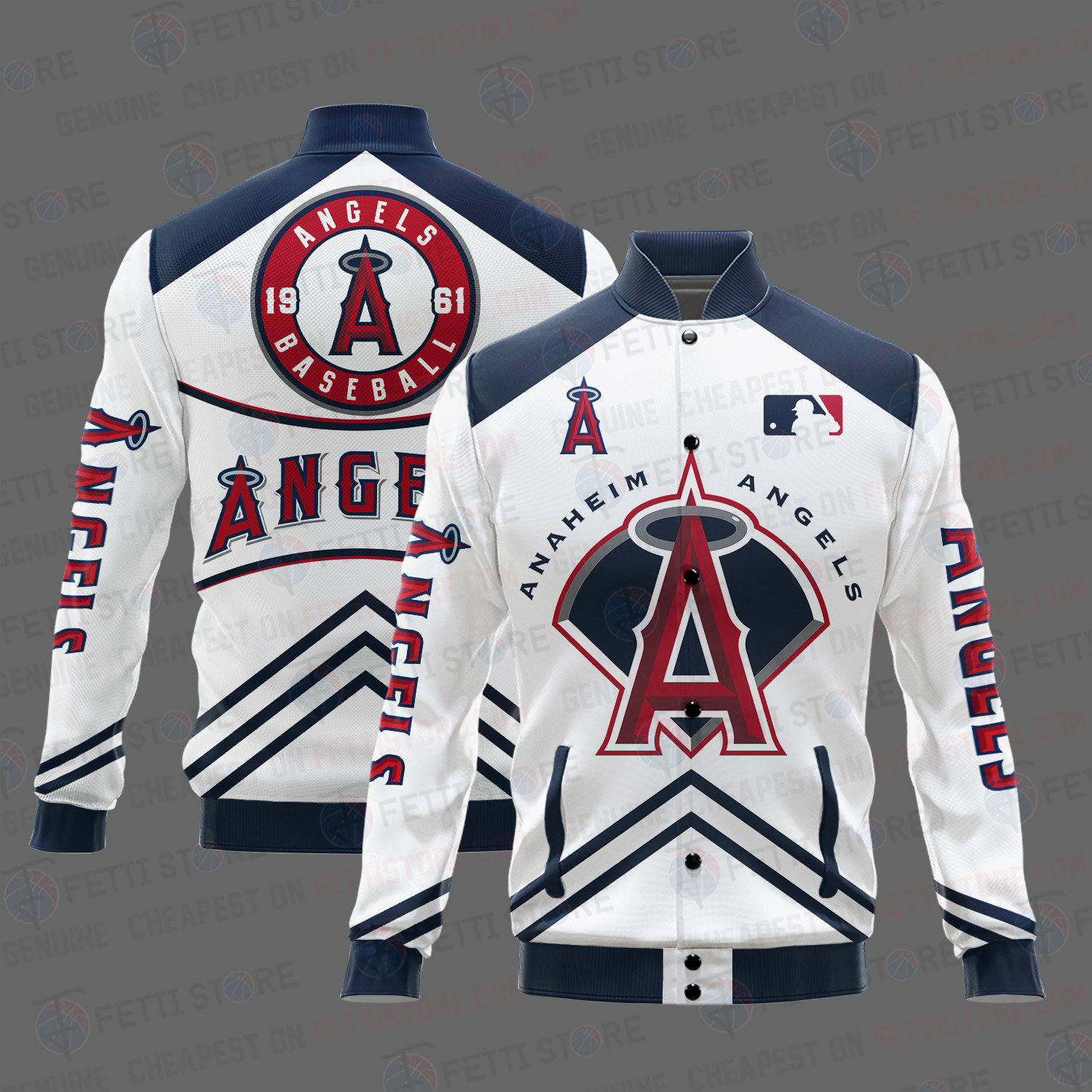 los angeles angels mlb baseball varsity jacket baseball jacket all over print v4 vd5kz