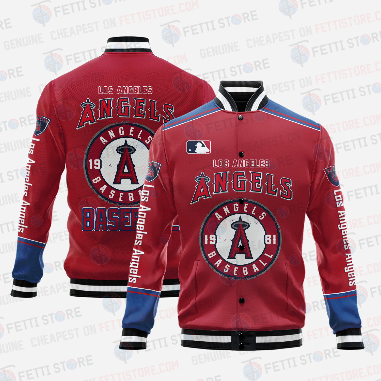 los angeles angels mlb baseball varsity jacket baseball jacket all over print v5 4gfqs