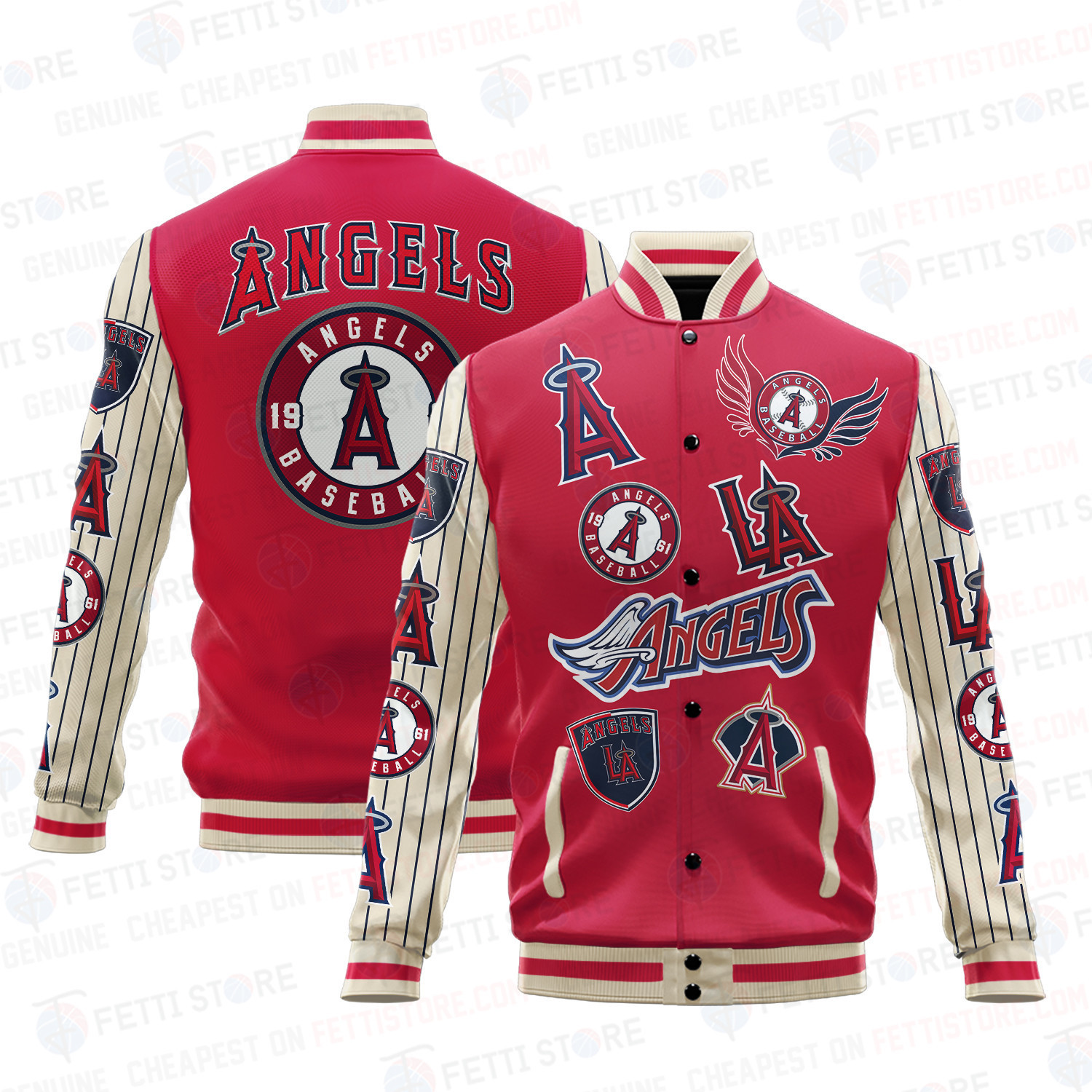 los angeles angels mlb baseball varsity jacket baseball jacket all over print v6 0swuf