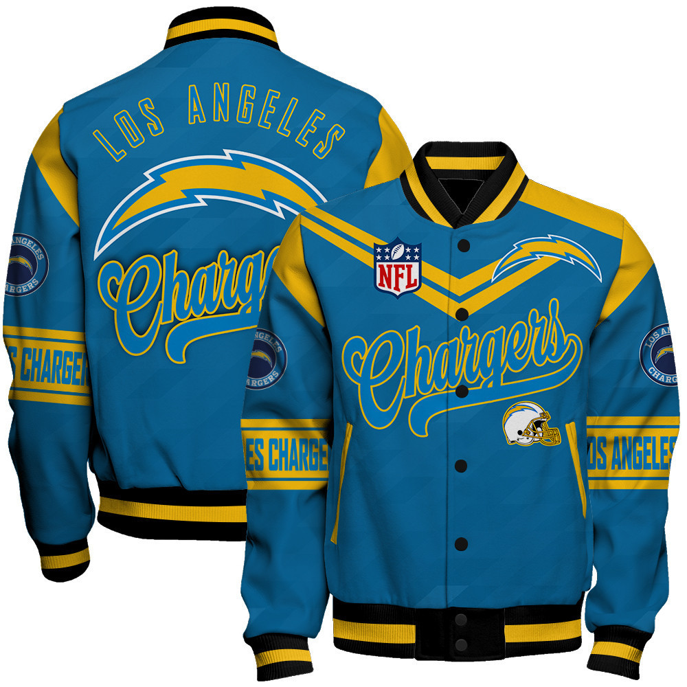 los angeles chargers american football league pattern baseball varsity jacket baseball jacket all over print sh1 v2 elzy7