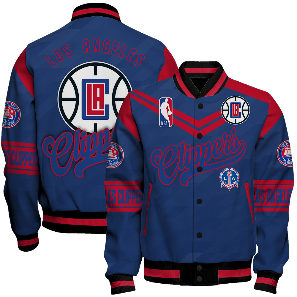 los angeles clippers nba baseball varsity jacket baseball jacket all over print sfat v9 eankg