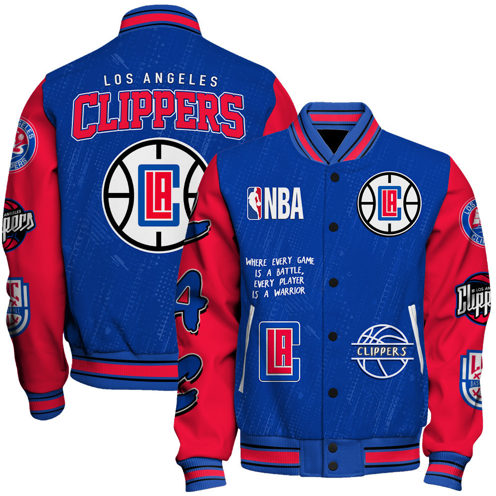 los angeles clippers team logo nba 2024 baseball varsity jacket baseball jacket all over print sfat v13 grpa9