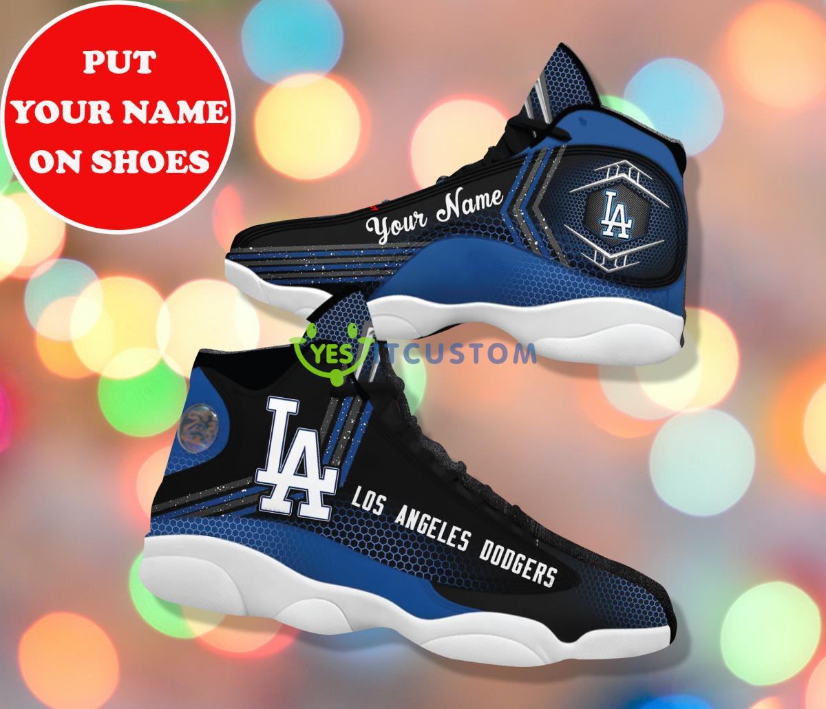 los angeles dodgers baseball team best custom name air jordan 13 shoes