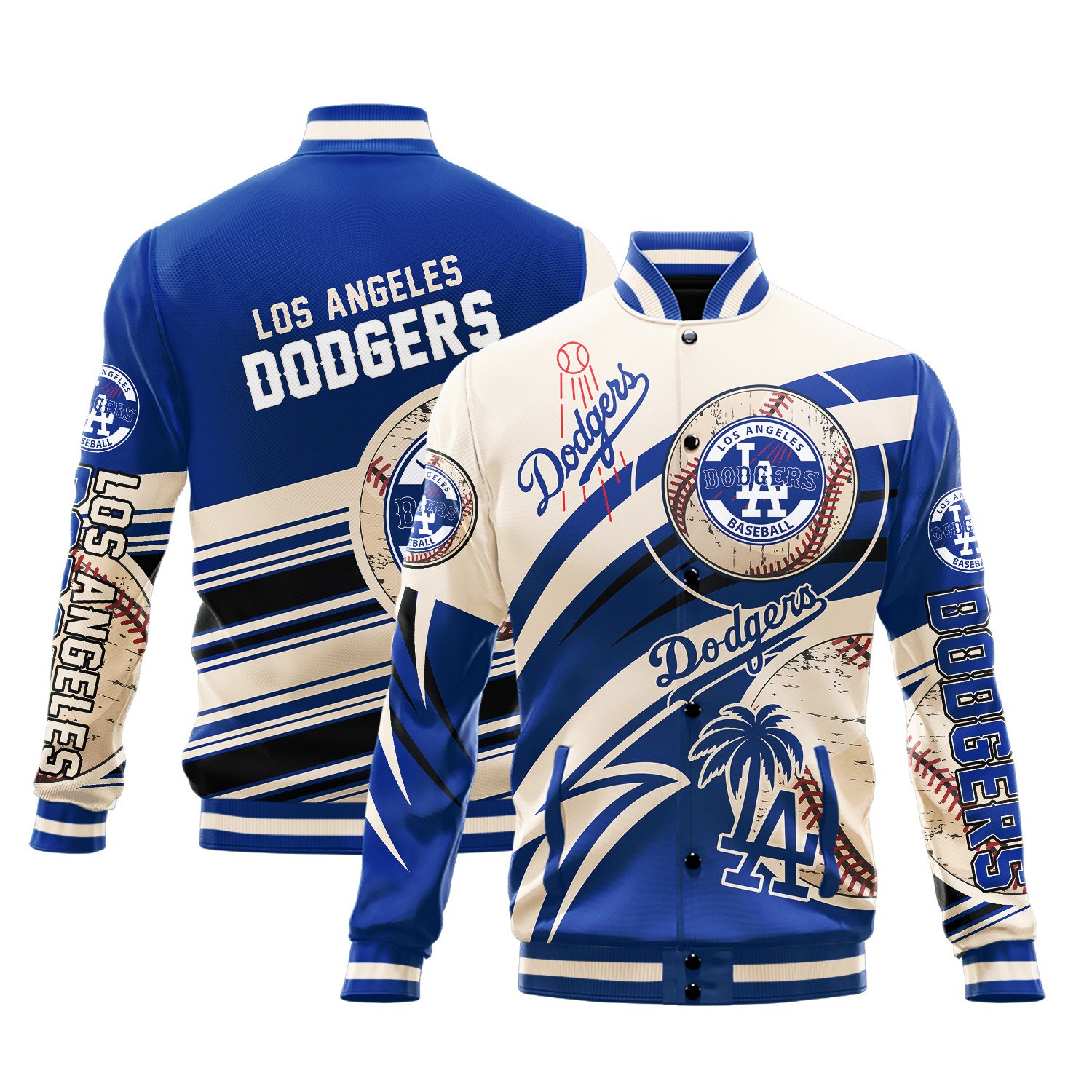 los angeles dodgers baseball varsity jacket baseball jacket all over print wf bmla2