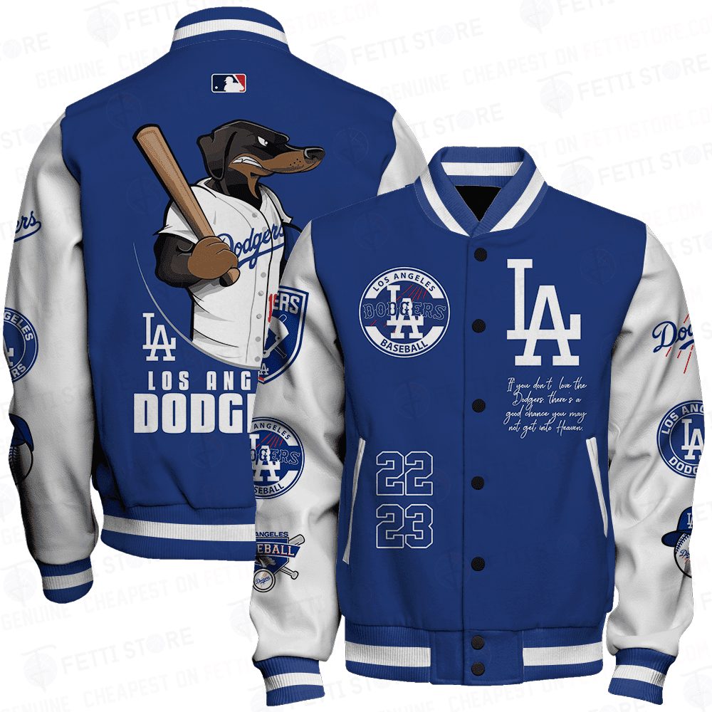 los angeles dodgers mlb 2023 baseball varsity jacket baseball jacket all over print fcarc