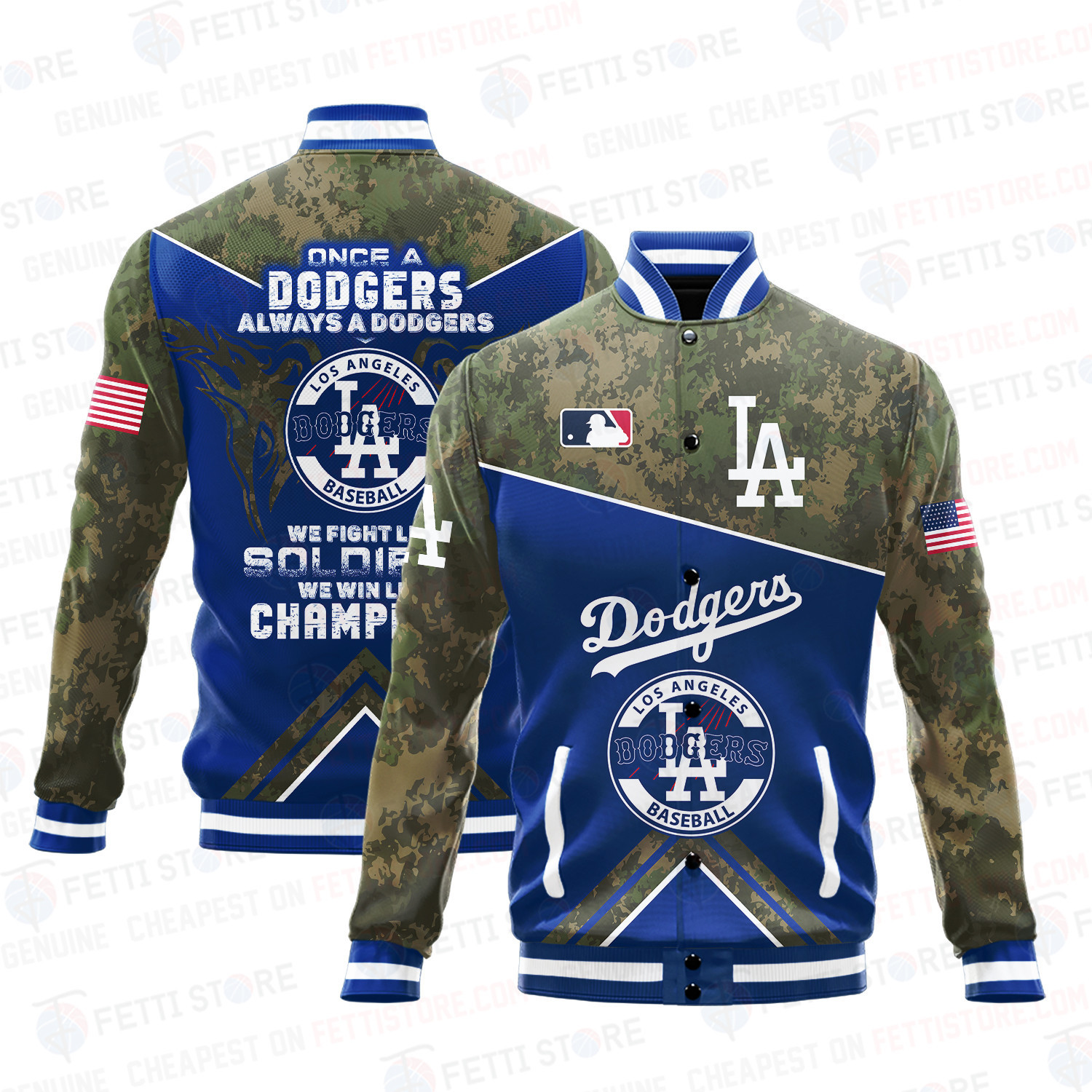 los angeles dodgers mlb army forces pattern baseball varsity jacket baseball jacket all over print sh1 v5 fjqux