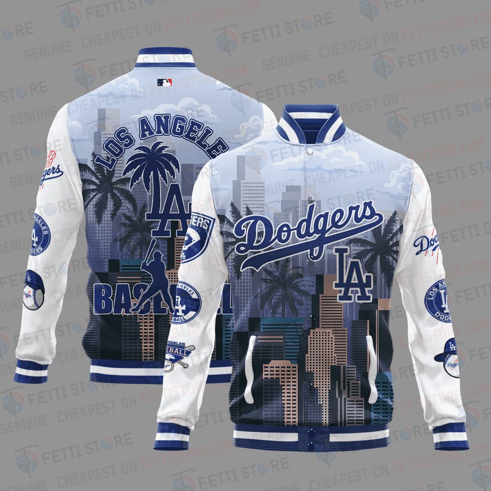 los angeles dodgers mlb baseball varsity jacket baseball jacket all over print stm zxdso