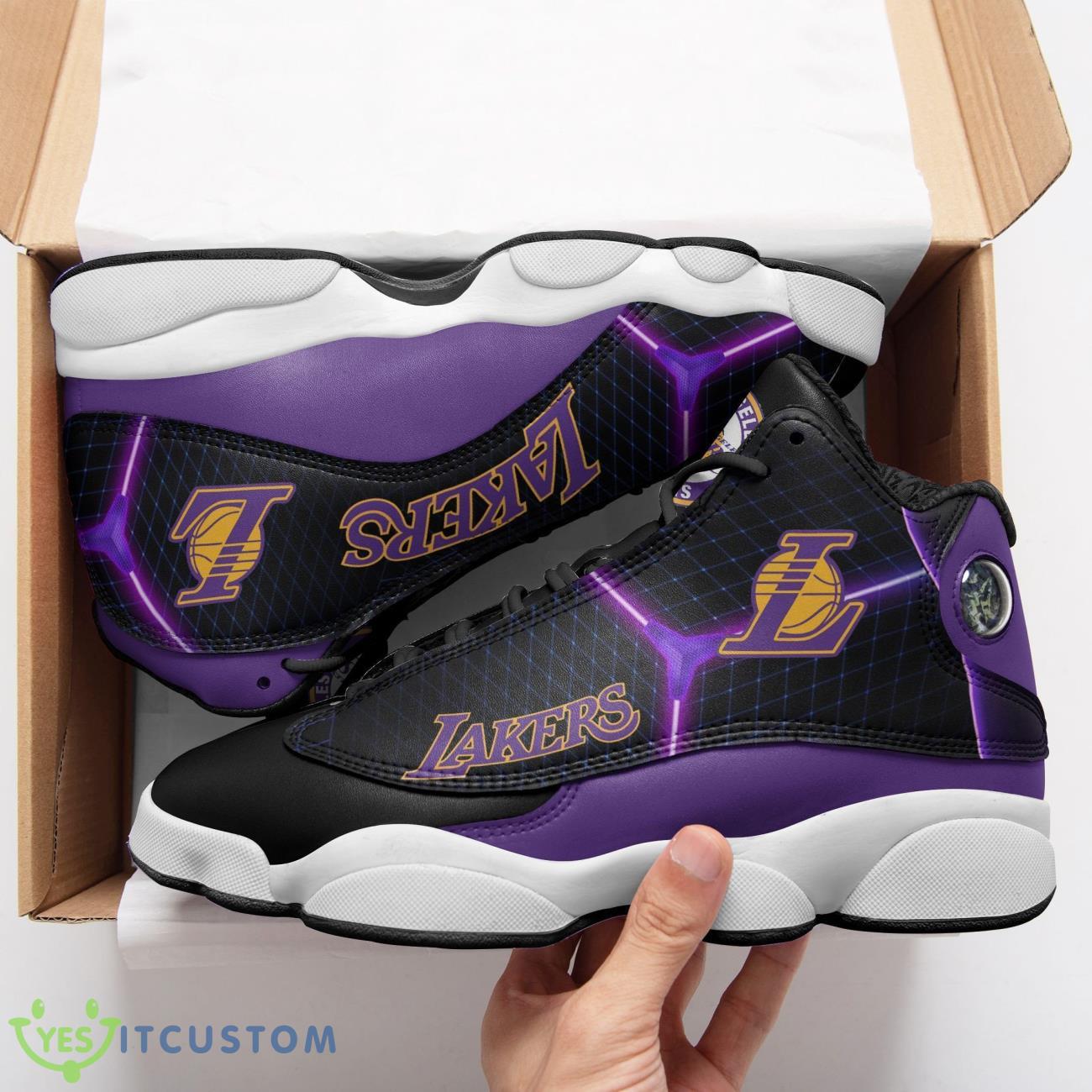 los angeles lakers air jordan 13 sneakers sport season gift