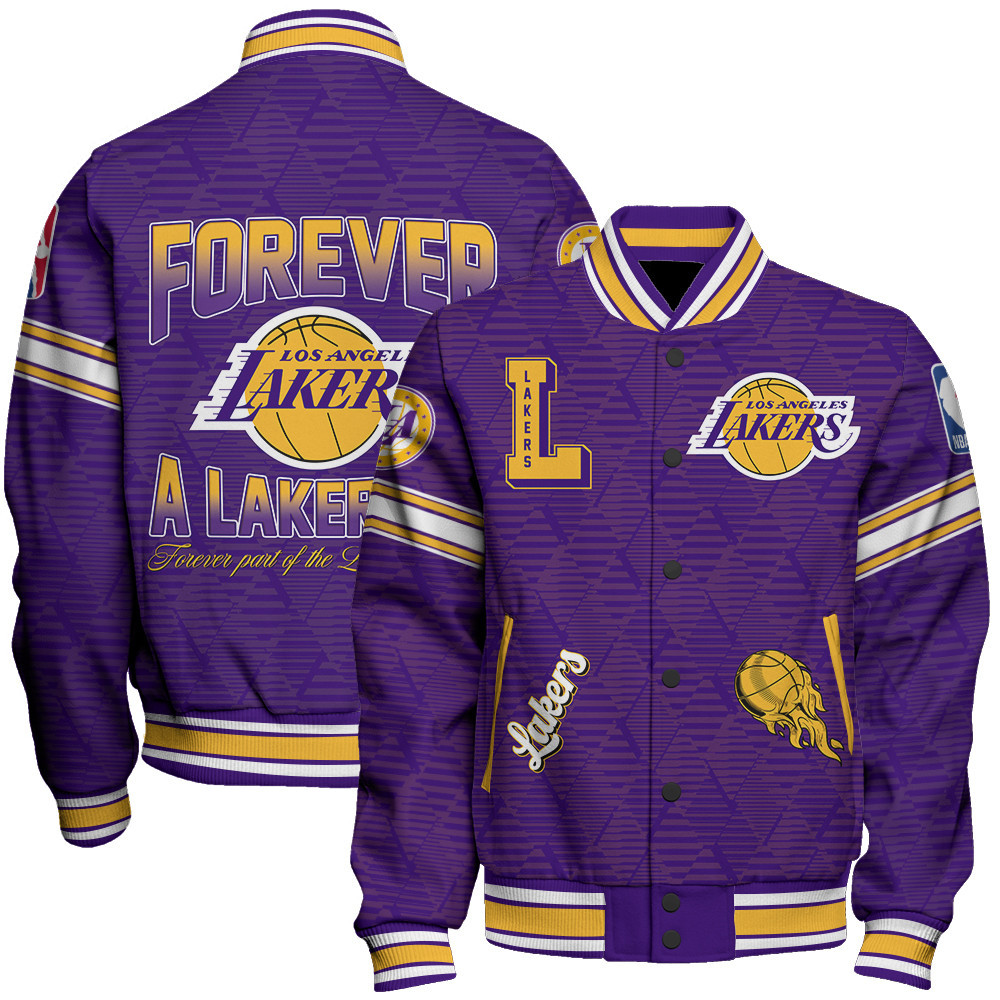 los angeles lakers nba baseball varsity jacket baseball jacket all over print sfat v19 blexl