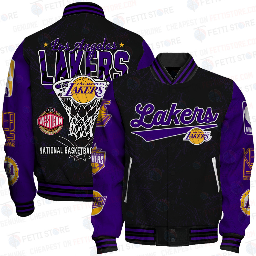 los angeles lakers nba baseball varsity jacket baseball jacket all over print sfat v20 n7rgb