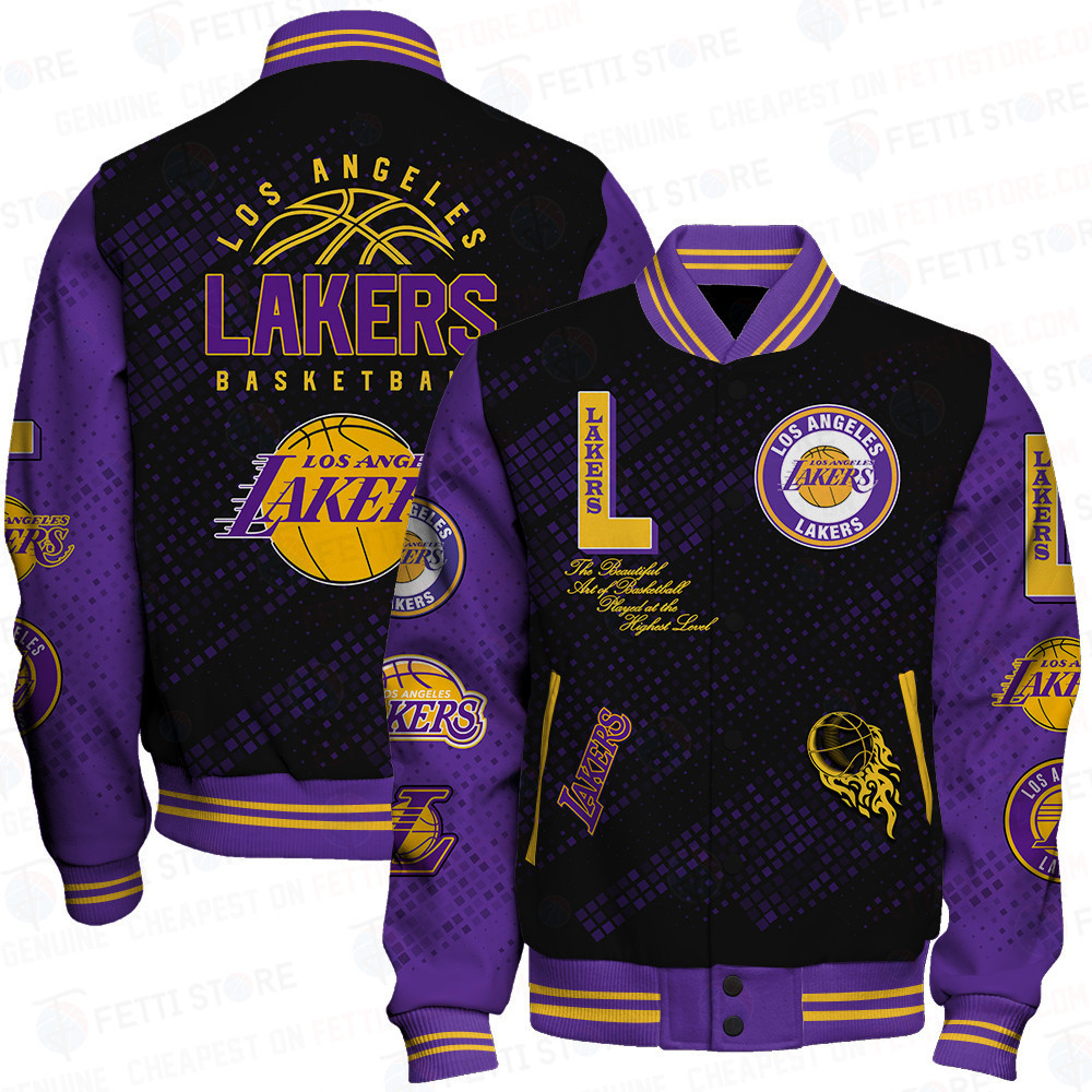 los angeles lakers nba baseball varsity jacket baseball jacket all over print sh1 v4 wpi6f