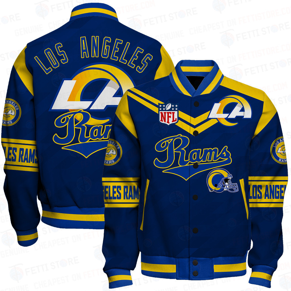 los angeles rams american football league pattern baseball varsity jacket baseball jacket all over print sh1 v2 ue5gw