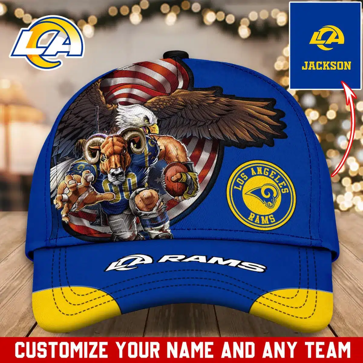 los angeles rams classic cap gift for fans wty242084 idt1f