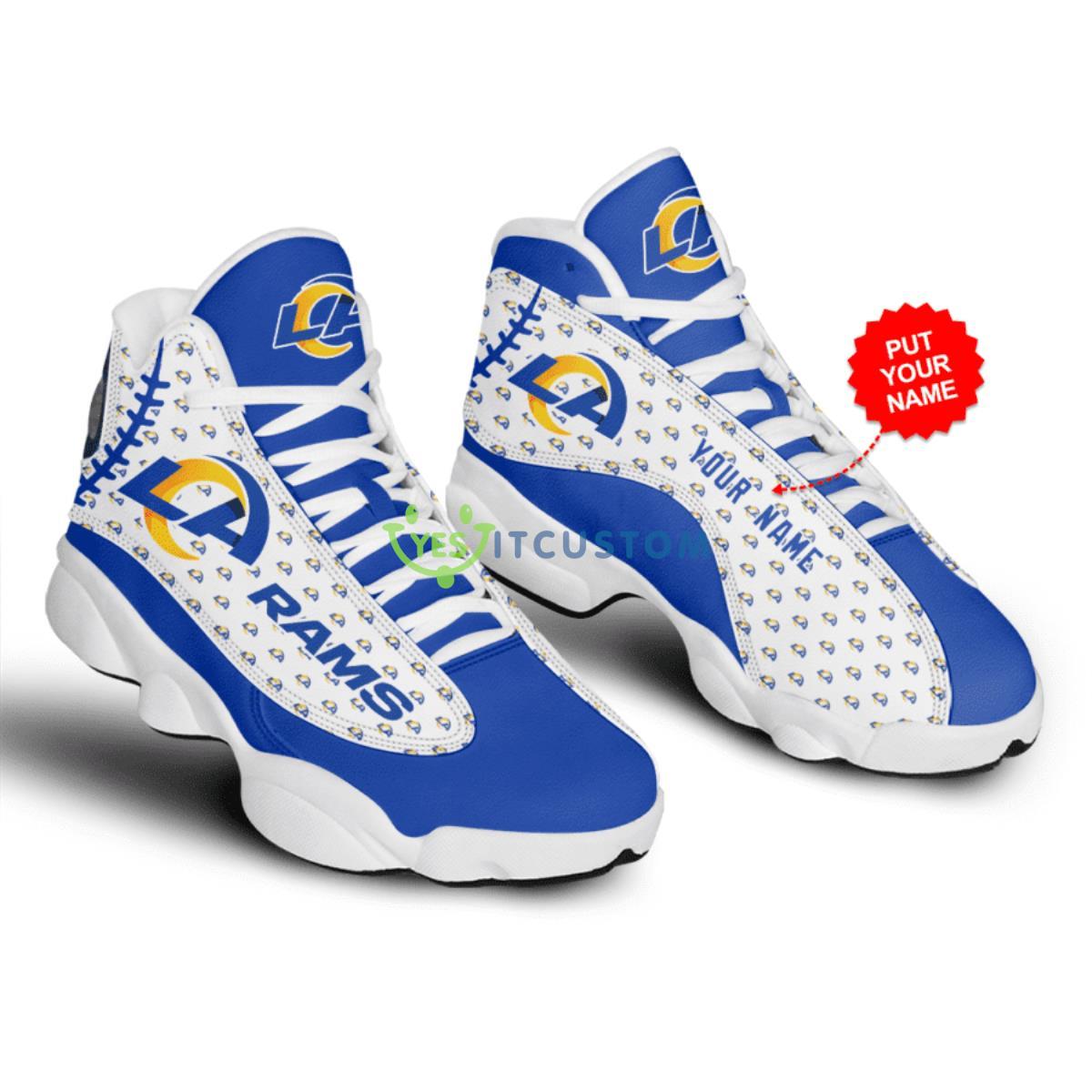 los angeles rams football team personalized air jordan 13