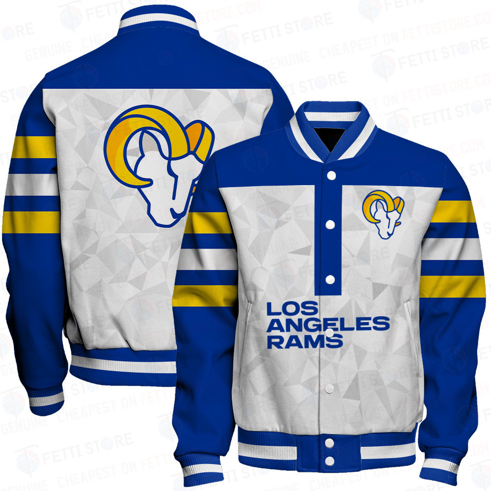 los angeles rams nfl 2023 starter thursday night gridiron raglan unisex baseball varsity jacket baseball jacket all over print v6 mdnrj