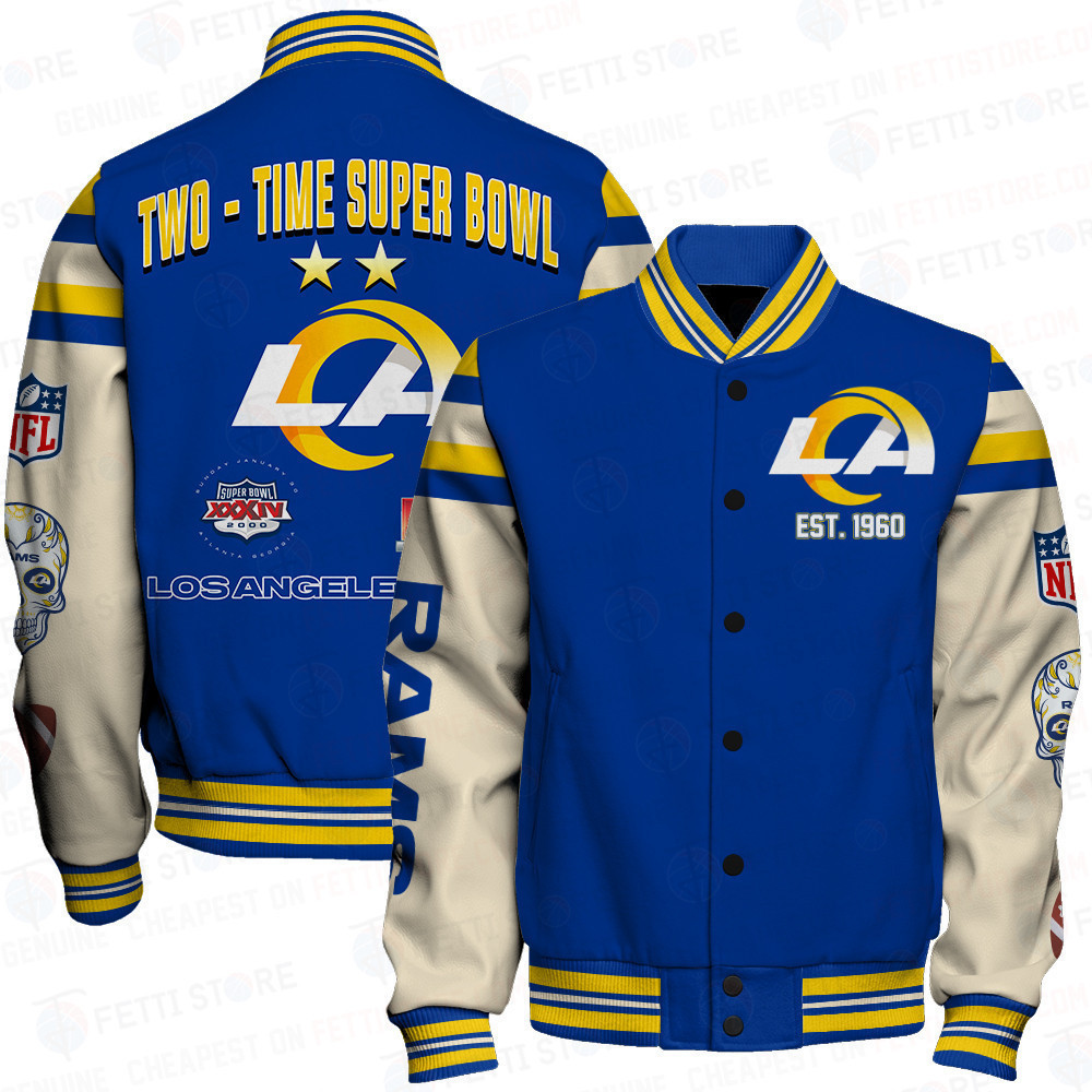 los angeles rams nfl baseball varsity jacket baseball jacket all over print sfat v2 qmsqi