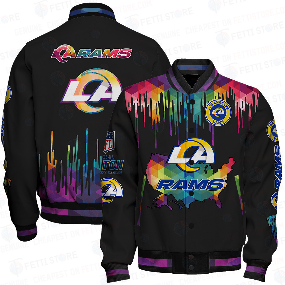 los angeles rams nfl baseball varsity jacket baseball jacket all over print v3 nuywz