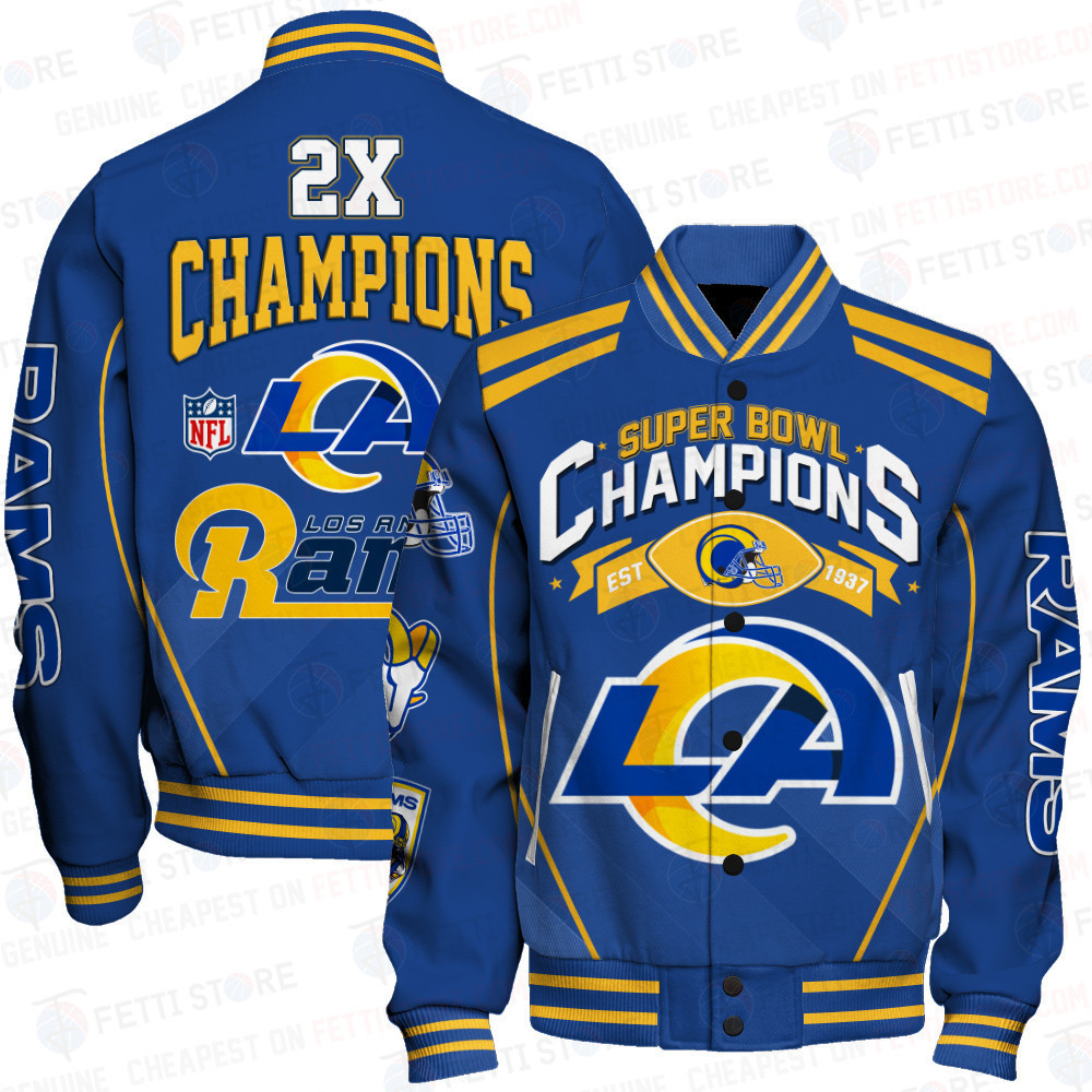 los angeles rams nfl champions baseball varsity jacket baseball jacket all over print 0lp0b