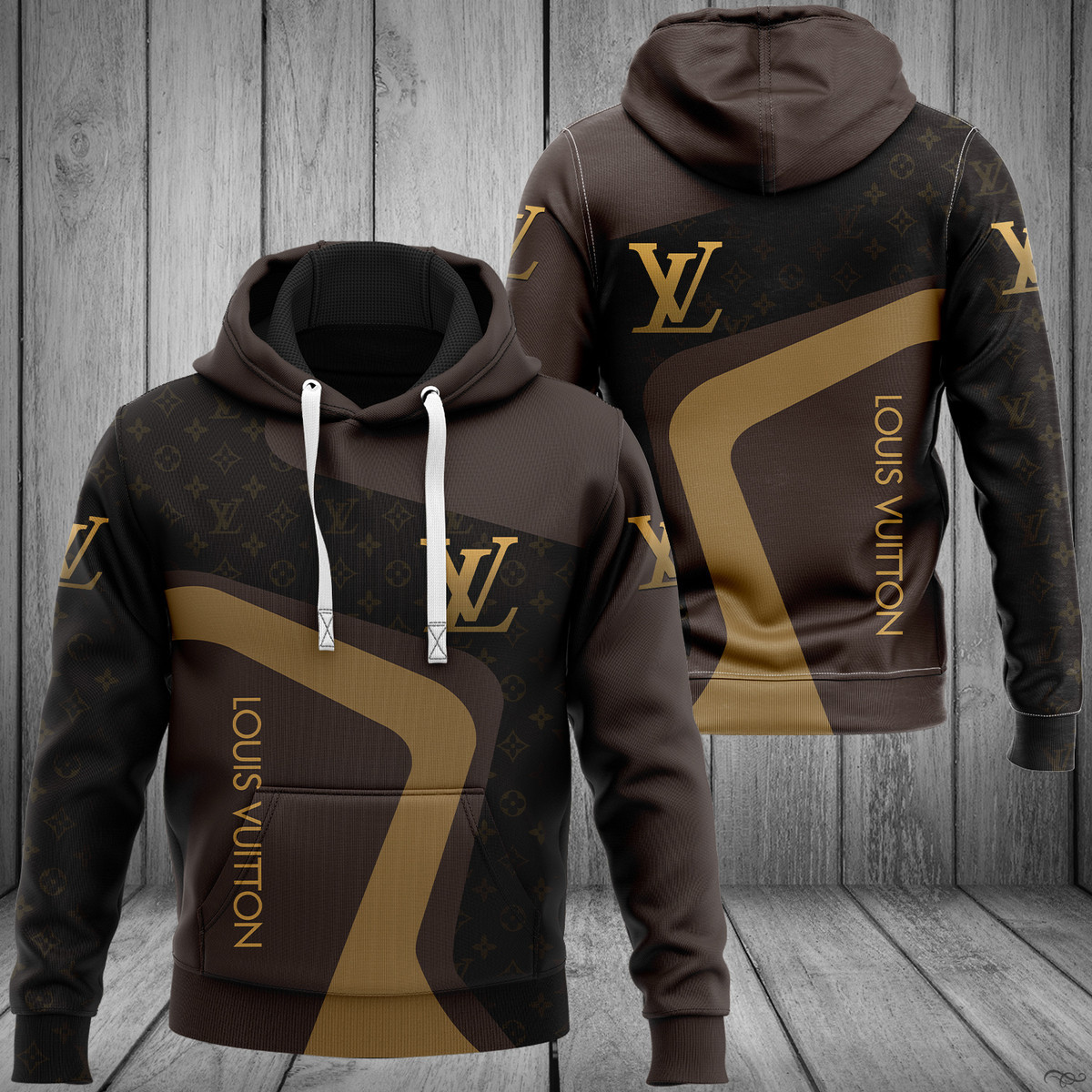 louis vuitton brown hoodie sweatpants pants lv luxury clothing clothes type 7 hoodie outfit ideals for men and women 20231207094651906