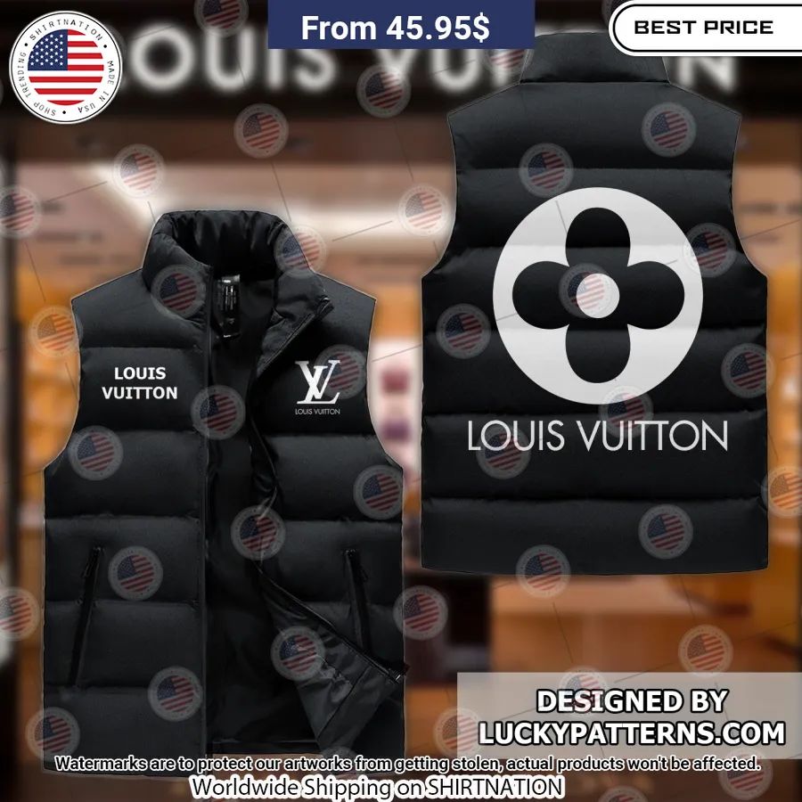 louis vuitton clover sleeveless down jacket 1 852