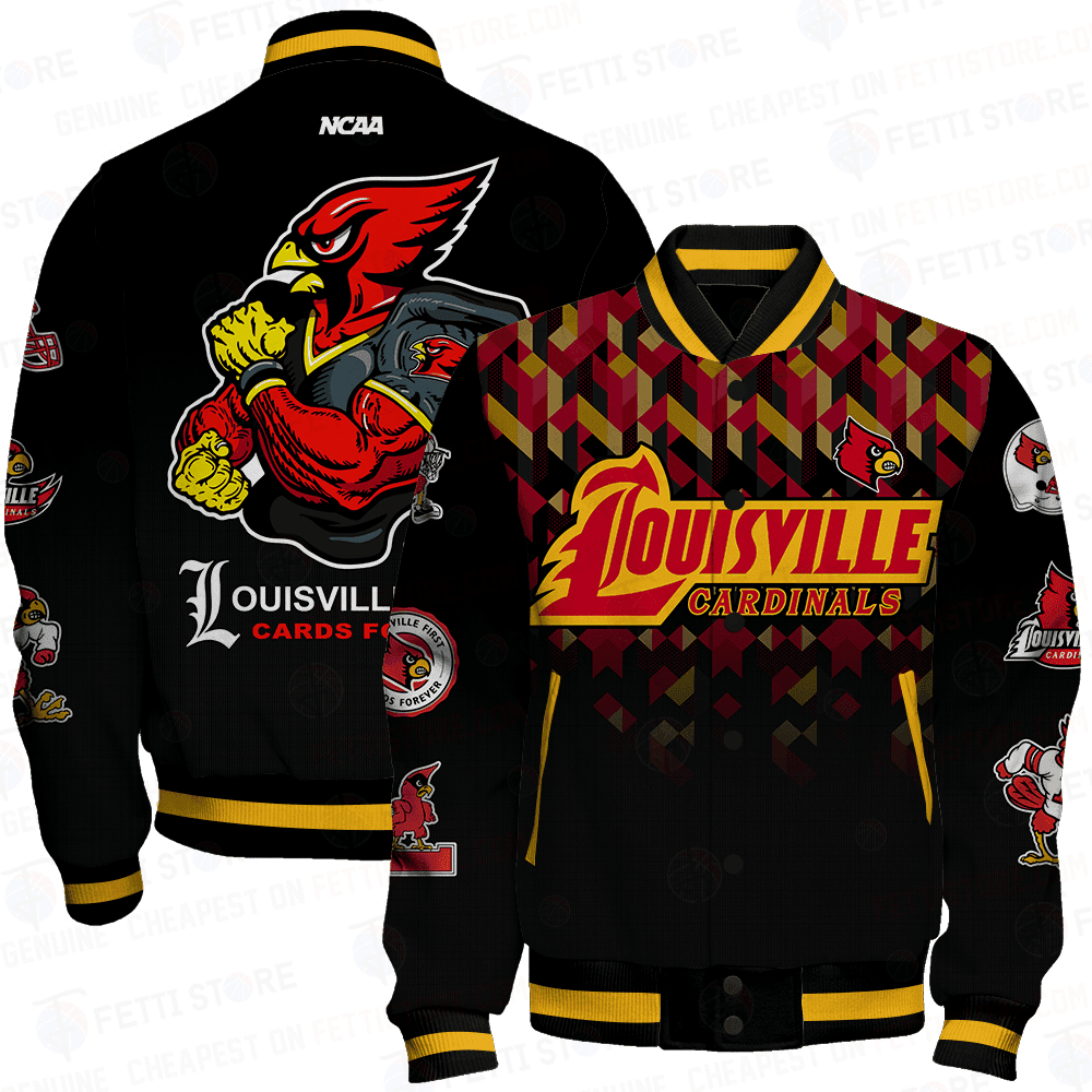 louisville cardinals ncaa division football baseball varsity jacket baseball jacket all over print stm v2 bsiat