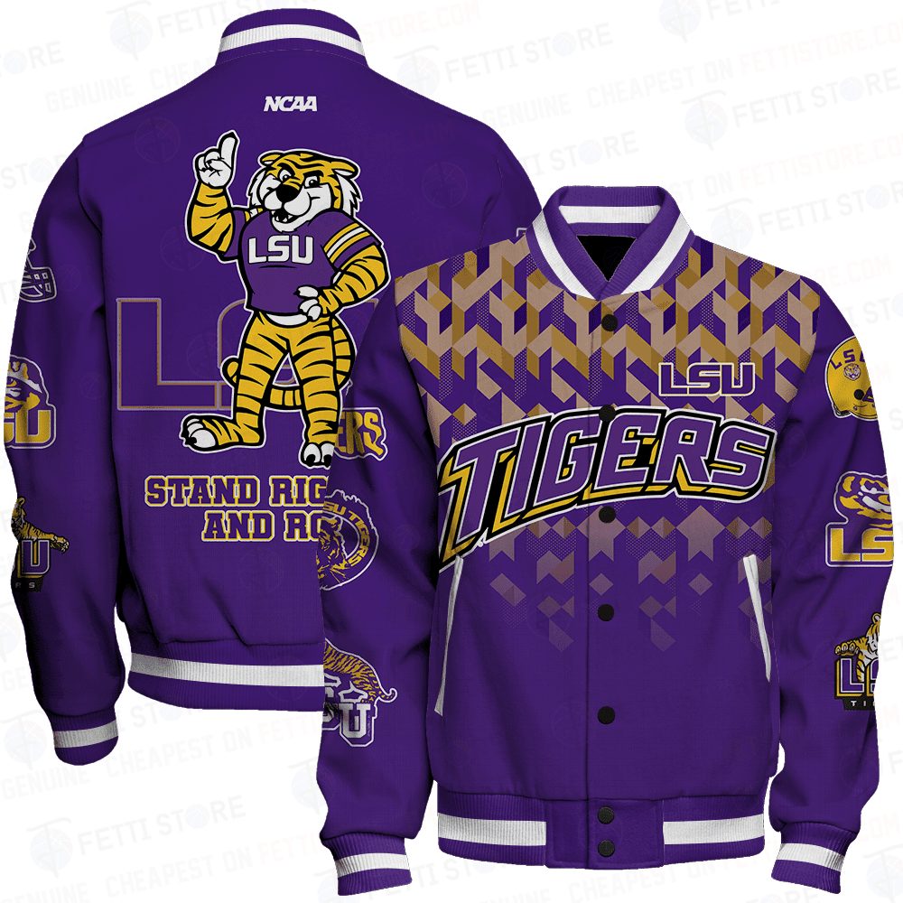 lsu tigers ncaa division football baseball varsity jacket baseball jacket all over print stm v2 y9dwg