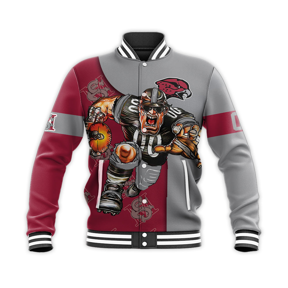 maryland eastern shore hawks baseball jacket button up zipper hooded all over print football go on gift for fans ncaa femoy