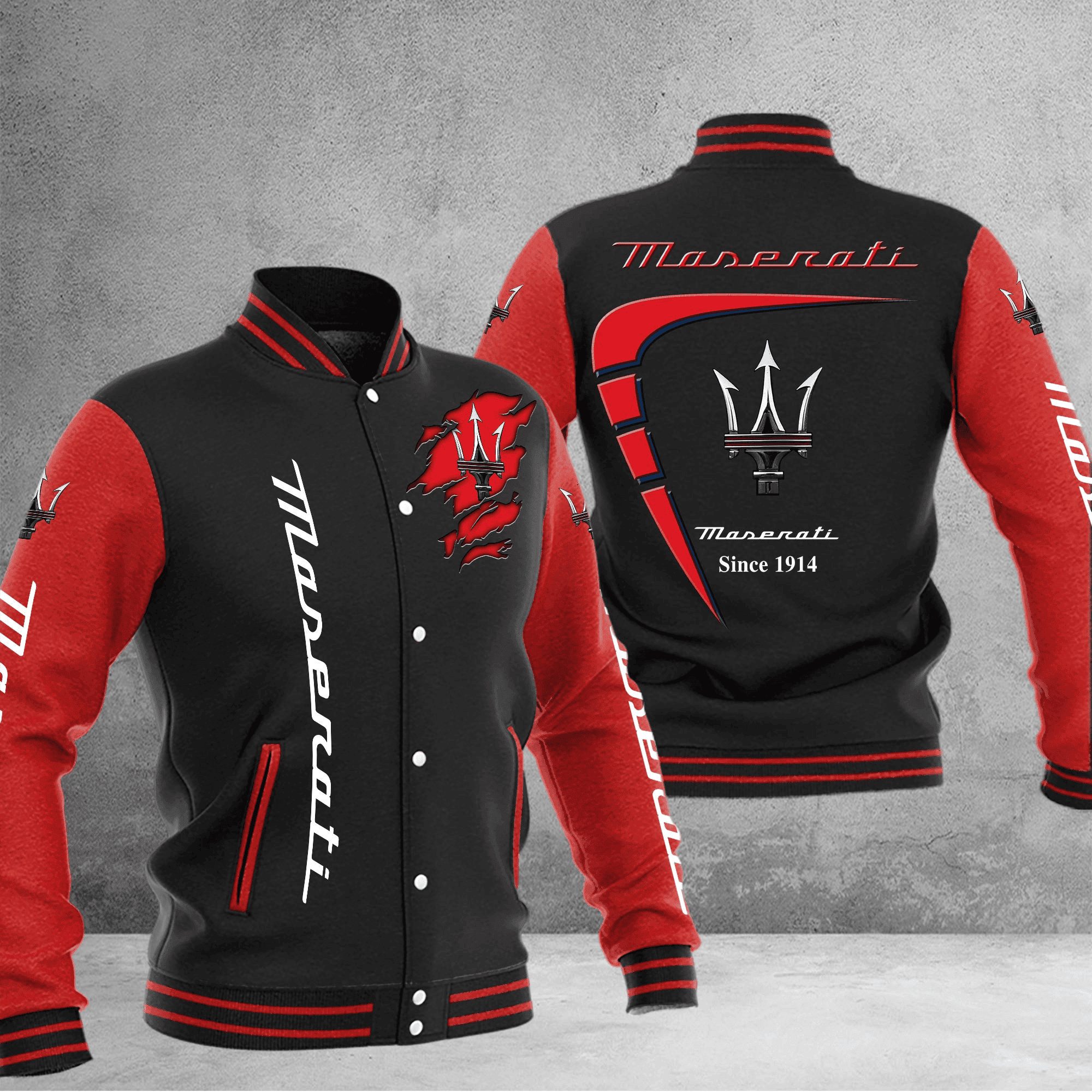 maserati baseball varsity jacket baseball jacket all over print ofyb4