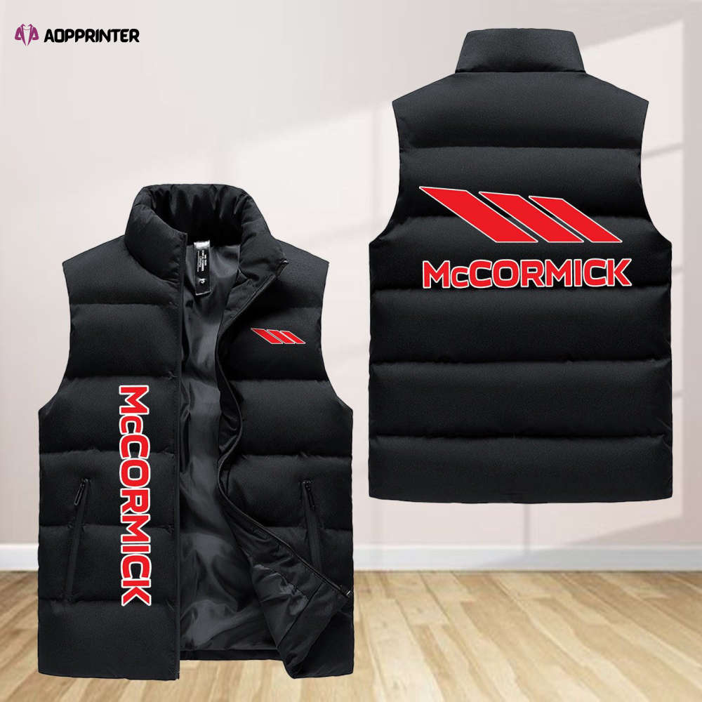 mccormick sleeveless puffer jacket custom for fans gifts