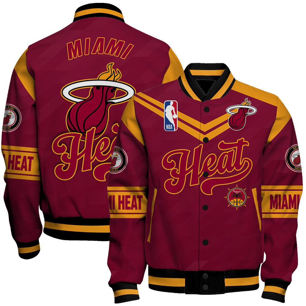 miami heat nba baseball varsity jacket baseball jacket all over print sfat v9 2lull